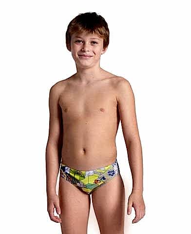 BOYS ARENA FANTASIZE SWIM BRIEFS ERKEK ÇOCUK SLİP MAYO