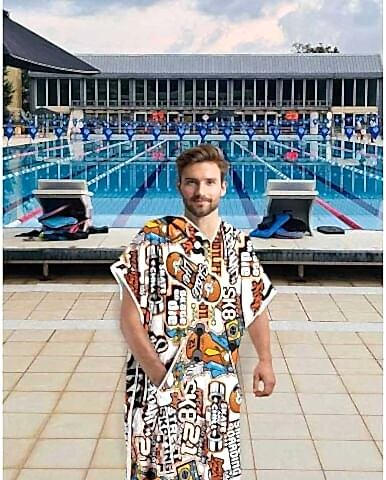 Neffa Unisex Havlu Panço Yüzücü Yarış Antrenman Ha