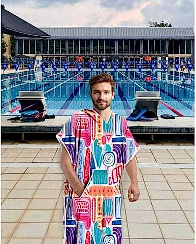 Wave Unisex Havlu Panço Yüzücü Yarış Antrenman Hav