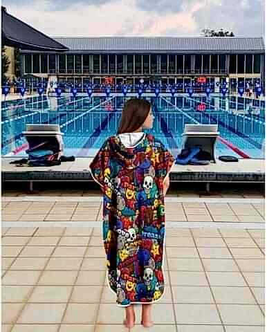 Tude Unisex Havlu Panço Yüzücü Yarış Antrenman Hav