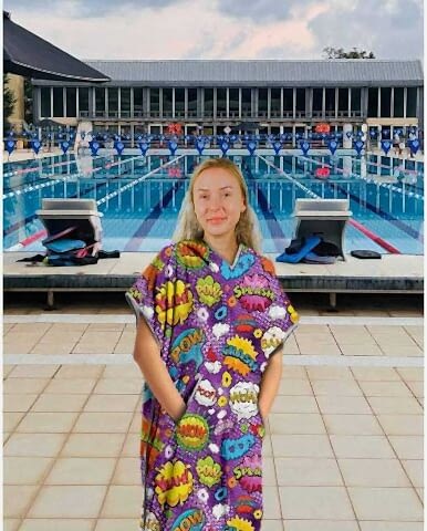 Pans Unisex Havlu Panço Yüzücü Yarış Antrenman Hav