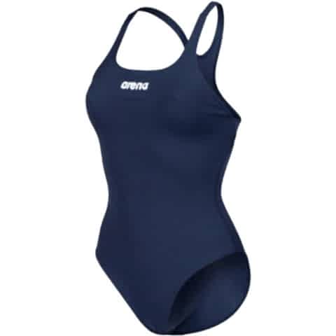 WOMENS TEAM SWIMSUIT SWIM PRO SOLID L/NAVY