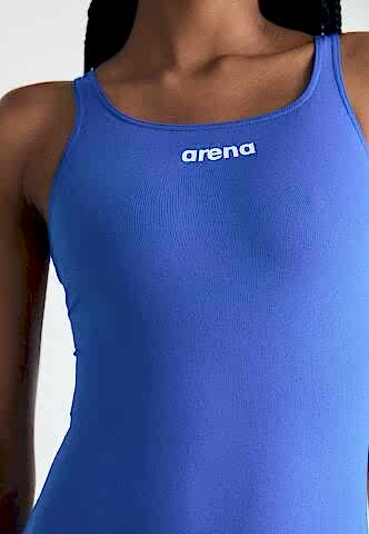 WOMENS TEAM SWIMSUIT SWIM PRO SOLID L/ROYAL