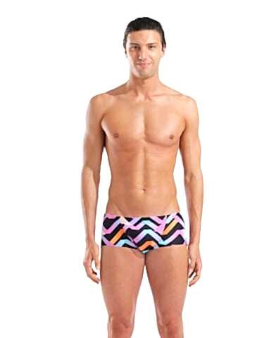 M Arena Texture Swim Low Waist Short Black
