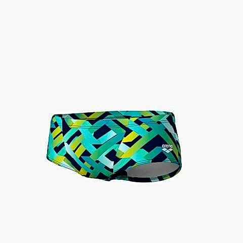 M Arena Texture Swim Low Wait short navy multi