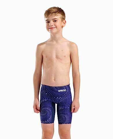 Boy's Arena Fireflow Swim Jammer Navy-White