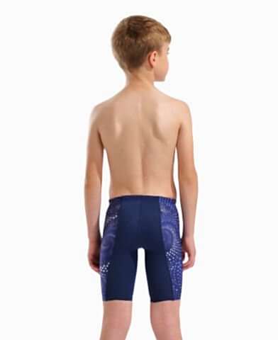 Boy's Arena Fireflow Swim Jammer Navy-White