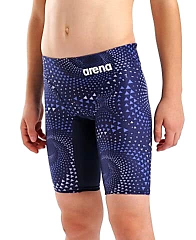 Boy's Arena Fireflow Swim Jammer Navy-White
