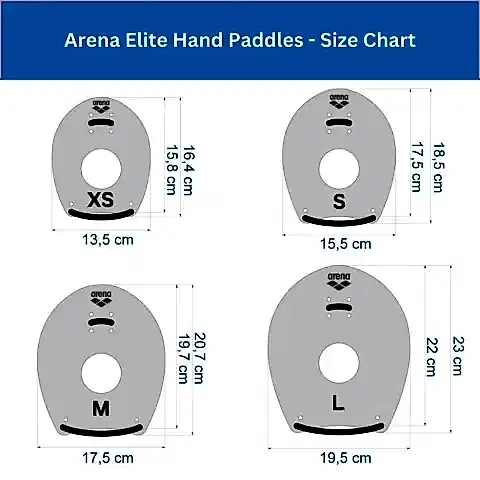 ARENA ELITE HAND PADDLE EL PEDALI /ACID LIME