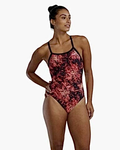 TYR Kadın Antrenman Mayosu Radiant Diamondfit/RED
