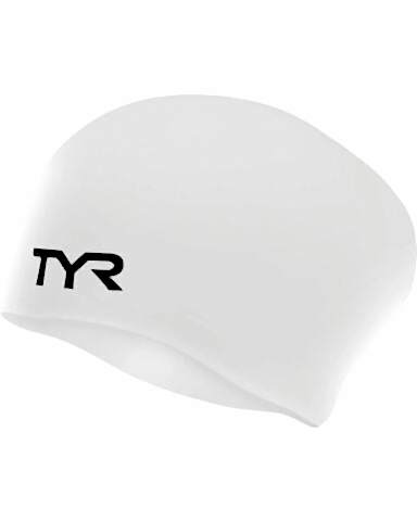 TYR WRINKLE FREE LONG HAIR SILICONE CAP/WHITE