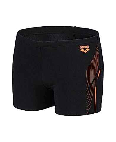 MENS SWIM SHORT GRAPHIC ERKEK YÜZÜCÜ MAYOSU /BLACK-NESPOLA