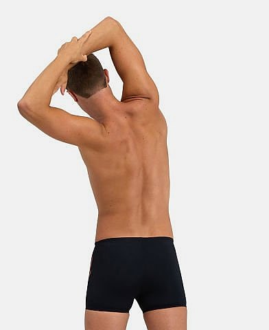 MENS SWIM SHORT GRAPHIC ERKEK YÜZÜCÜ MAYOSU /BLACK-NESPOLA