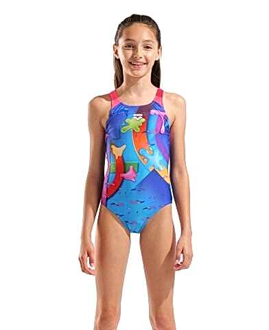 G ARENA INVENTIVE SWIM PRO BACK BLUE MULTI