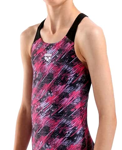 G ARENA DRAFT SWIMSUIT V BACK L BLACK