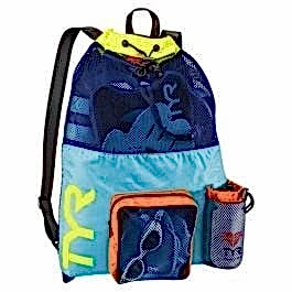 ALLIANCE BIG MESH MUMMY BACKPACK/BLUE-YELLOW
