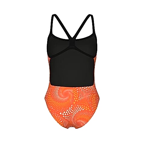 W ARENA FIREFLOW SWIMSUIT CHALLANGE BACK BLACK ORA