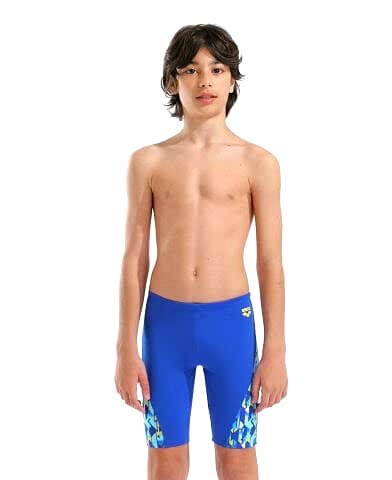B ARENA PRINT SWIM JAMMER NEON BLUE