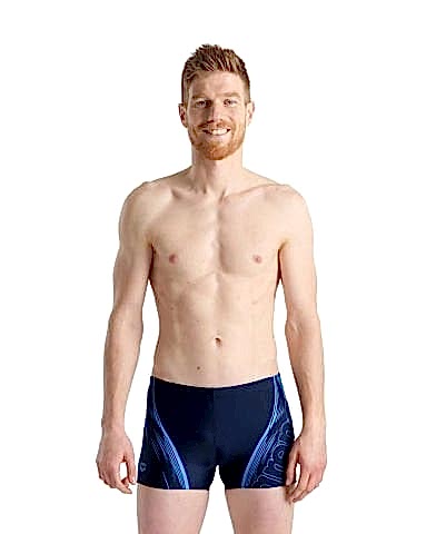 MENS SWIM SHORT GRAPHIC ERKEK YÜZÜCÜ MAYOSU / NAVY