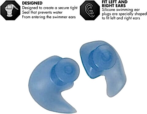 TYR SILICONE MOULDED EAR PLUG/BLUE