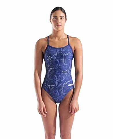 W ARENA FIREFLOW SWIMSUIT LIGHTDROP BACK NAVY