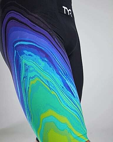 TYR M VENZO DÜŞÜK BEL JAMMER LIME-NAVY erkek yarış mayosu