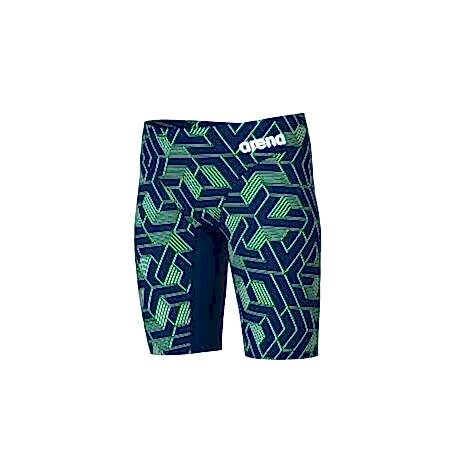 MENS ARENA ESCAPE SWIM JAMMER/NAVY TEAM GREEN