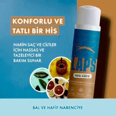LAPS ÇOCUK YÜZÜCÜLER İÇİN ŞAMPUAN
