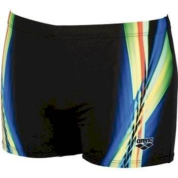 M IRIDISCENT SHORT ERKEK YÜZÜCÜ MAYOSU /BLACK-LILY YELLOW