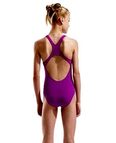 Arena Girls Team Swimsuit Swim pro Solid Fuşya Kız Çocuk Mayosu