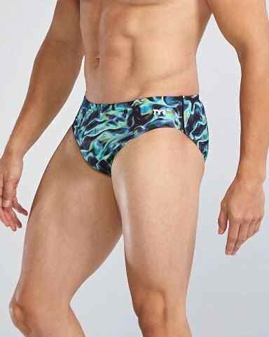 TYR Men's Brief - Energia/GREEN erkek slip mayo