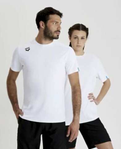 ARENA TEAM T-SHIRT SOLID/ WHITE
