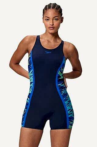 SPEEDO Hyperboom Splice Muscleback Legsuit - Navy/