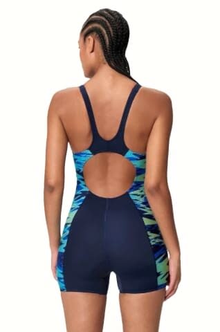 SPEEDO Hyperboom Splice Muscleback Legsuit - Navy/