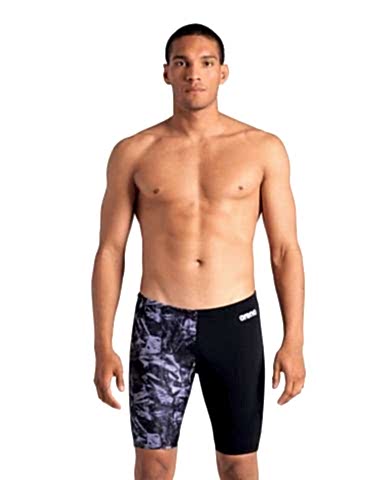 MENS ARENA TEAM CRACKLE SWIM JAMMER/BLACK-TEAM BLACK ERKEK MAYOSU
