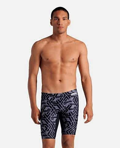 MENS ARENA ESCAPE SWIM JAMMER/BLACK-TEAM BLACK ERKEK MAYOSU