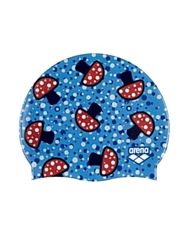 HD CAP / MUSHROOMS FUNNY PRINTS SİLİKON YÜZÜCÜ BONESİ