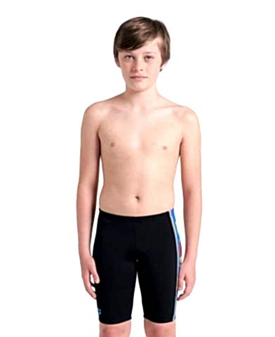 BOYS ARENA PALLETTE SWIM JAMMER/MULTI WATER/BLACK ERKEK ÇOCUK MAYOSU