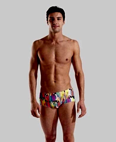 MEN'S ARENA TROPICAL DELIGHT SWIM LOW WAIST