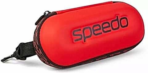 SPEEDO GOGGLES STORAGE RED
