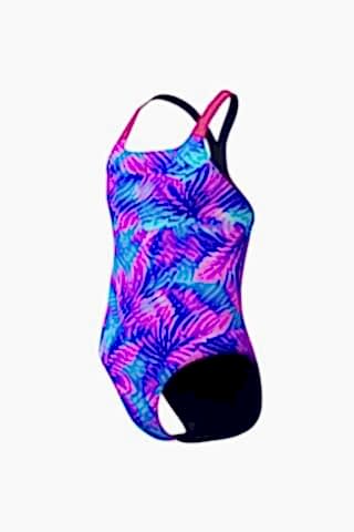 SPEEDO ALLOVER PRINT POWERBACK JF PNK/BLU