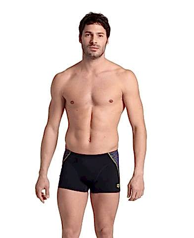 MENS ARENA CAMO KIKKO SWIM SHORTS /BLACK