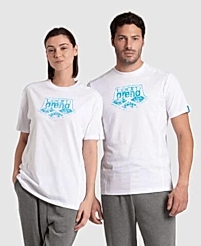 ARENA TSHIRT LOGO COTTON / WHITE