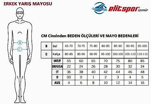 M PWSKIN CARBON GLİDE JAMMER ERKEK YARIŞ MAYOSU /  OCEAN BLUE