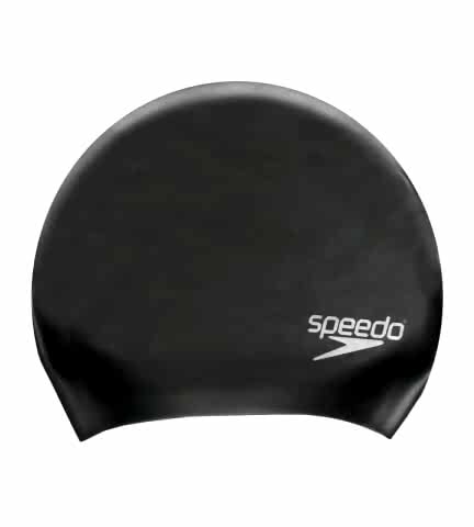 SPEEDO LONG HAIR CAP AU BLACK