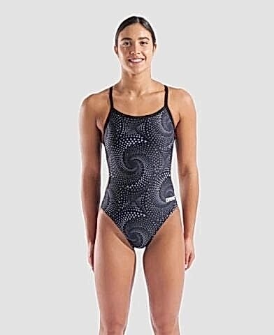 WOMEN'S ARENA FIREFLOW SWIMSUIT CHALLENGE BACK/BLACK