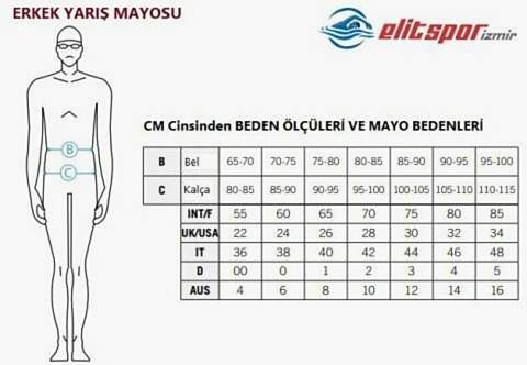 M CARBON AIR2 JAMMER ERKEK YARIŞ MAYOSU /  ELECTRIC BLUE