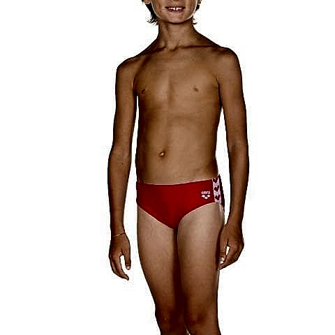 B TEAM FIT JR BRIEF ERKEK ÇOCUK YÜZÜCÜ MAYOSU / RED
