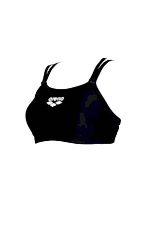 WOMENS BRA TOP SOLID/BLACK FITNESS BÜSTİYERİ